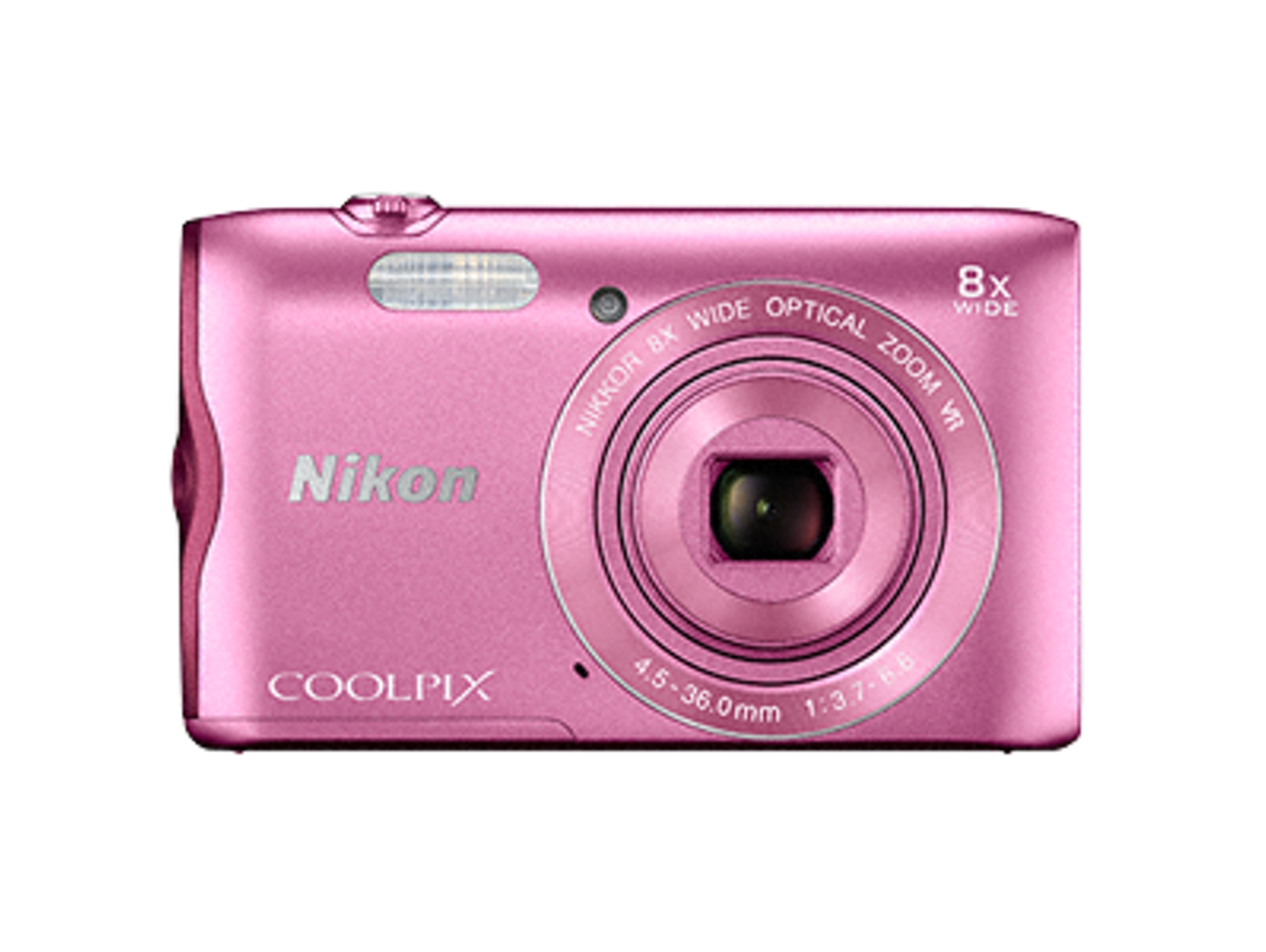 Cámara Compacta NIKON Coolpix A300 (Rosa - 20 MP - ISO: 80 a 1600