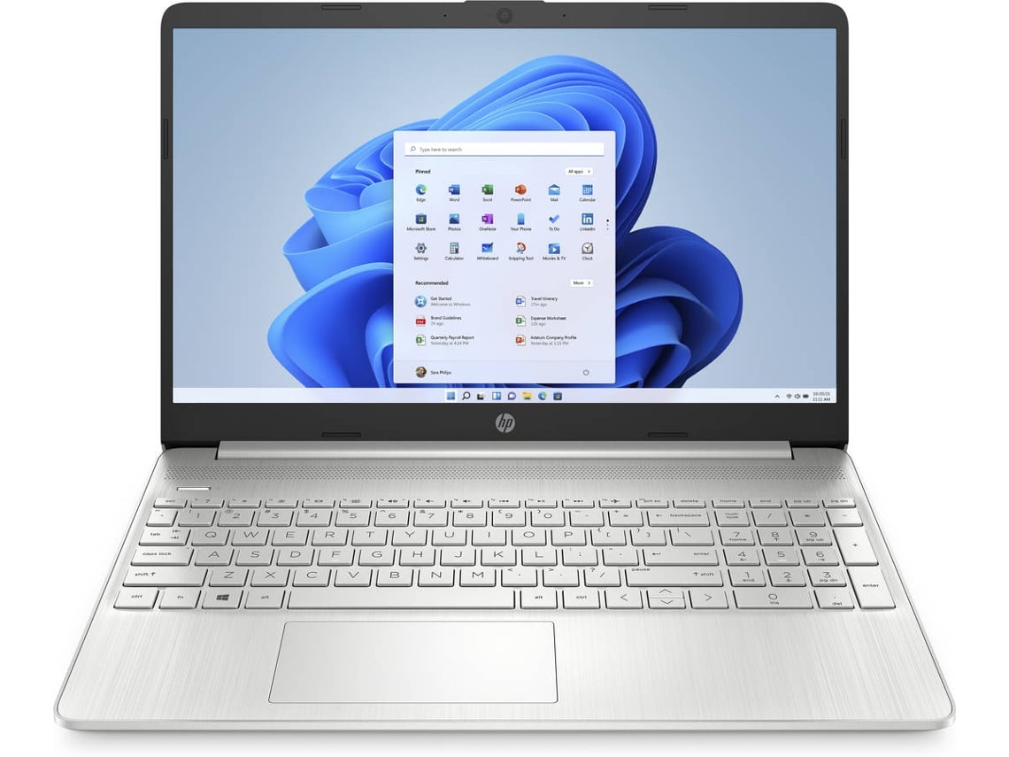 Portátil HP 15s-fq5063ns (15.6'' - Intel Core i7-1255U - RAM: 16 GB  - 1 TB SSD - Intel Iris Xe Graphics)