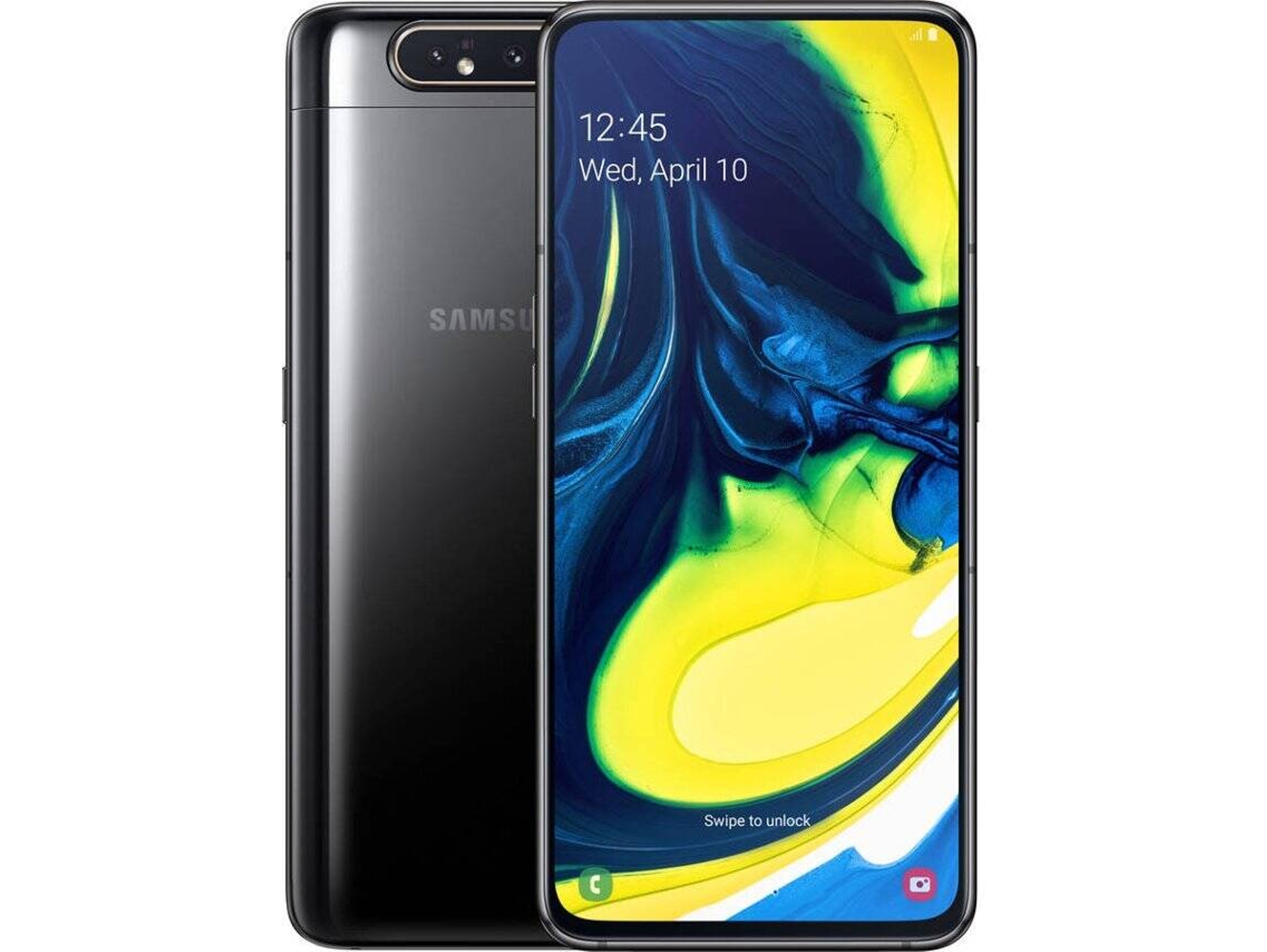 Smartphone SAMSUNG Galaxy A80 (6.7'' - 8 GB - 128 GB - Negro)