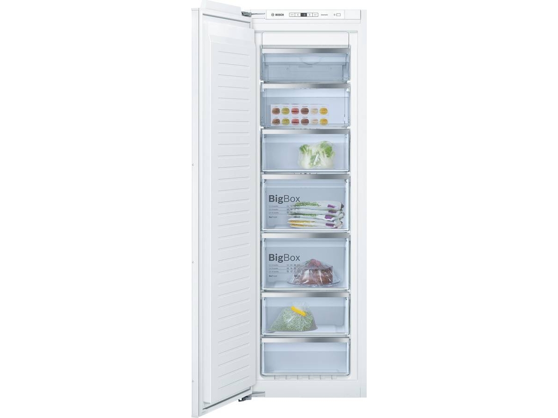 Congelador Vertical Integrable BOSCH GIN81AEF0 (No Frost - 177.2 cm - 212 L - Blanco)