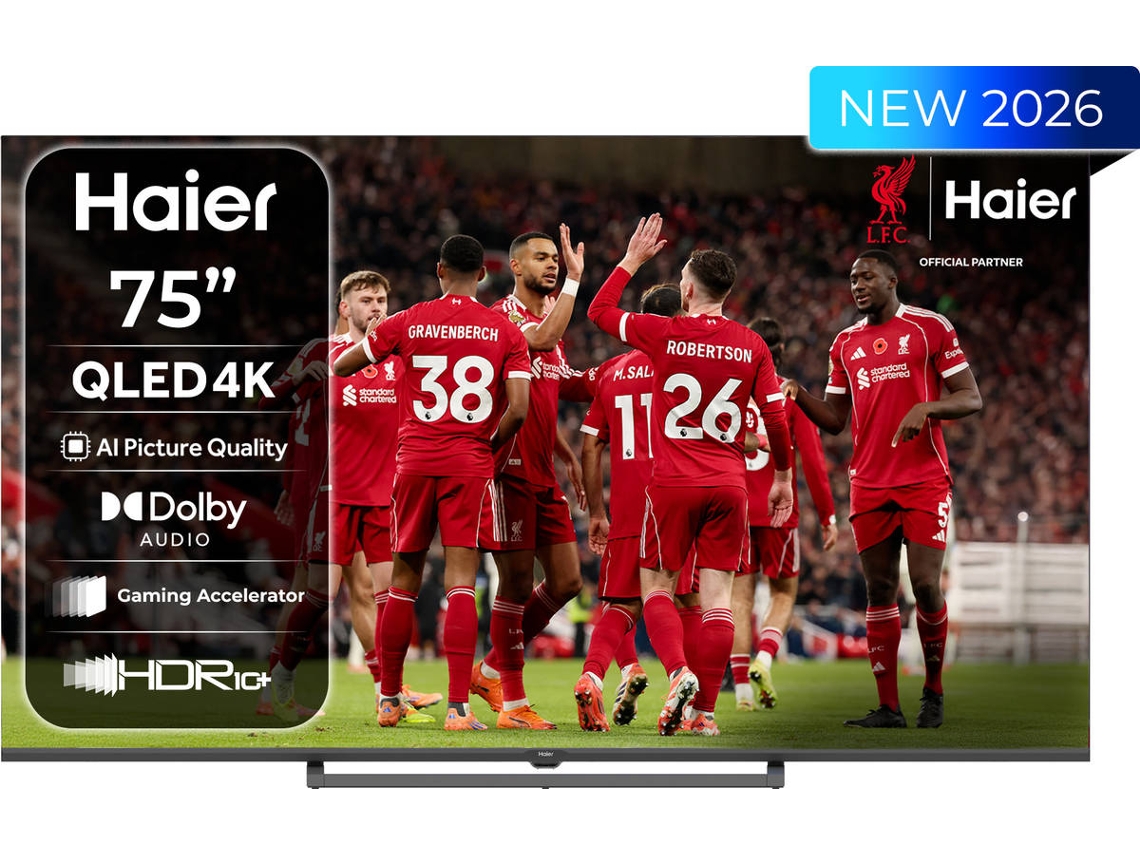 TV HAIER S80 H75S80GUX (QLED - 75'' - 191 cm - 4K Ultra HD - Smart TV)