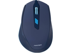 Ratón MITSAI R840 (Inalámbrico - Regular - 1600 dpi - Azul)