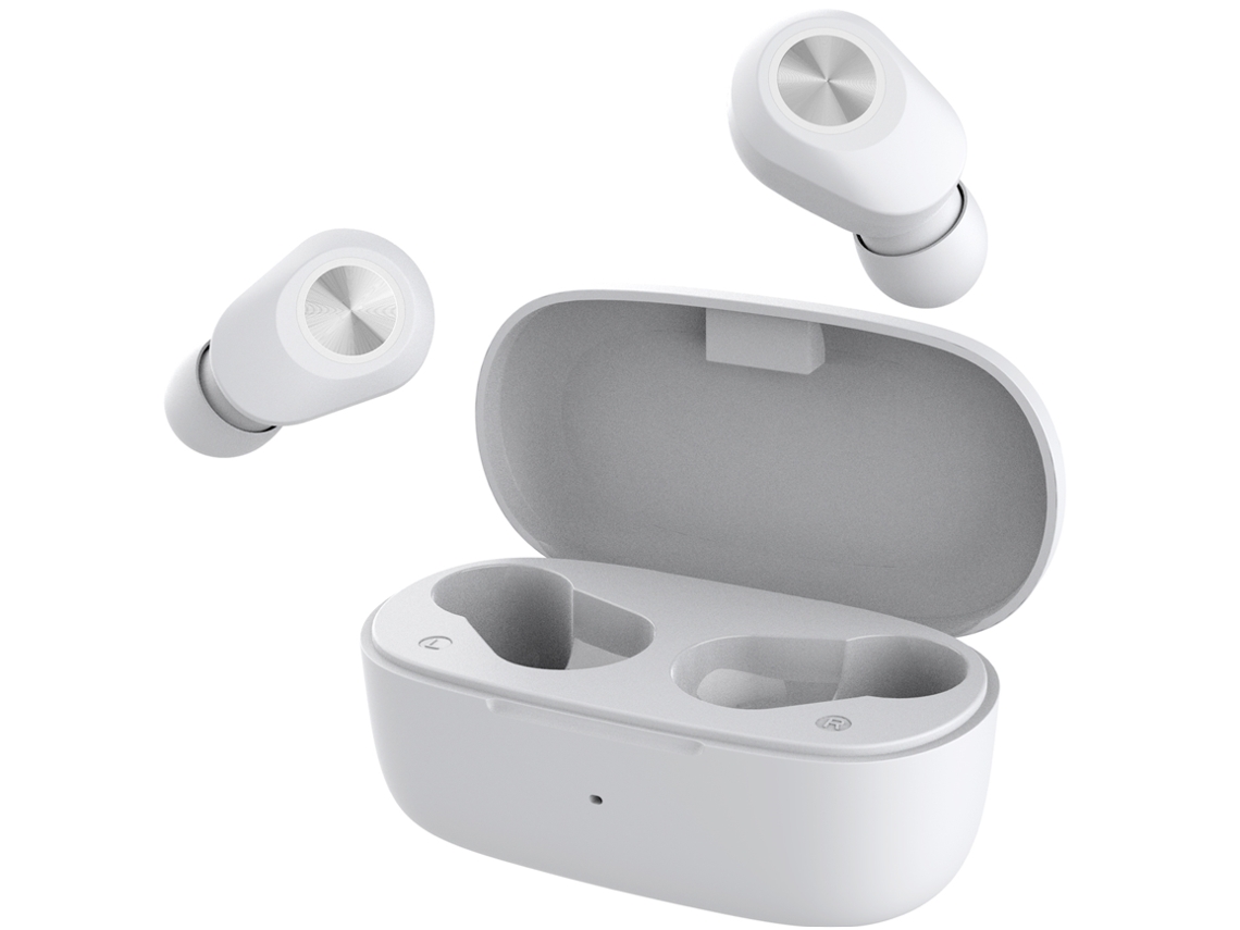Auriculares Bluetooth GOODIS Buds (In Ear - Micrófono - Blanco)