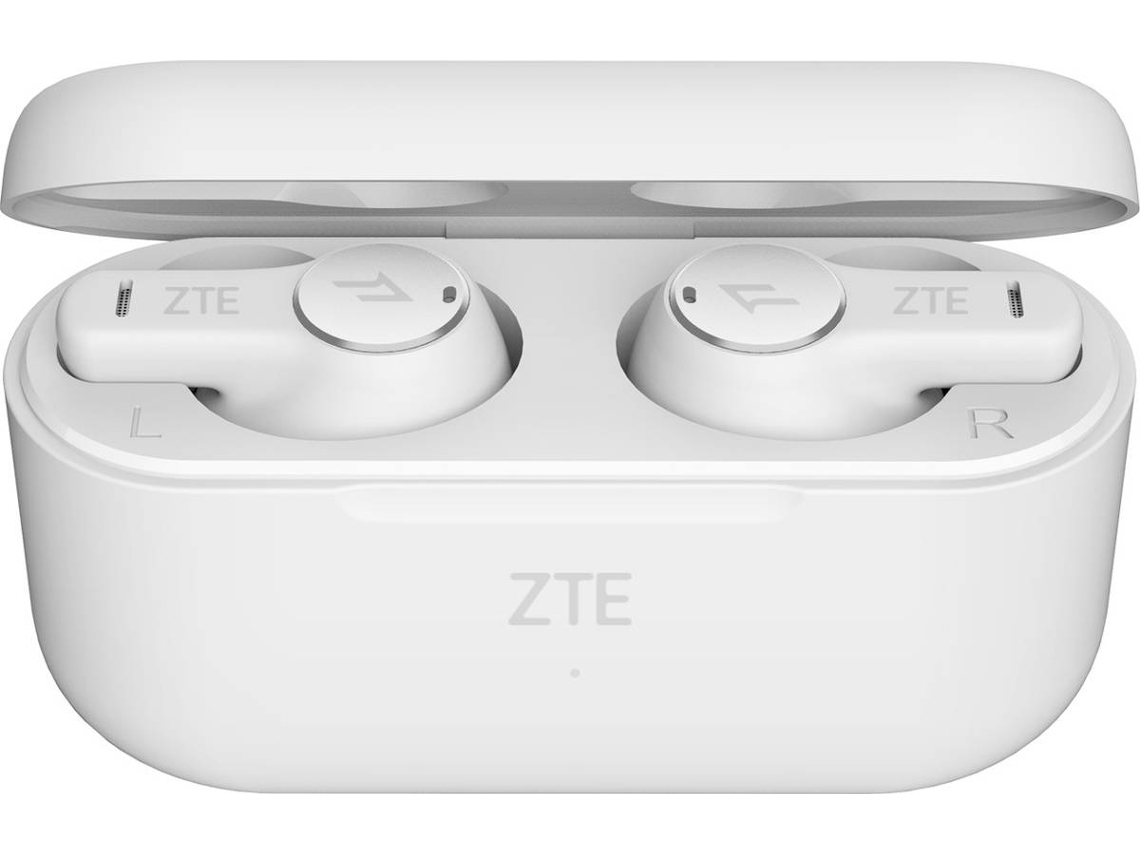 Auriculares Bluetooth True Wireless ZTE Livebuds (In Ear - Micrófono -  Blanco)