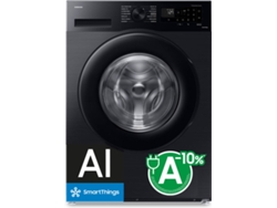 Lavadora SAMSUNG WW90CGC04DABEC ECOBUBBLE (9 kg - 1400 rpm - Negro)