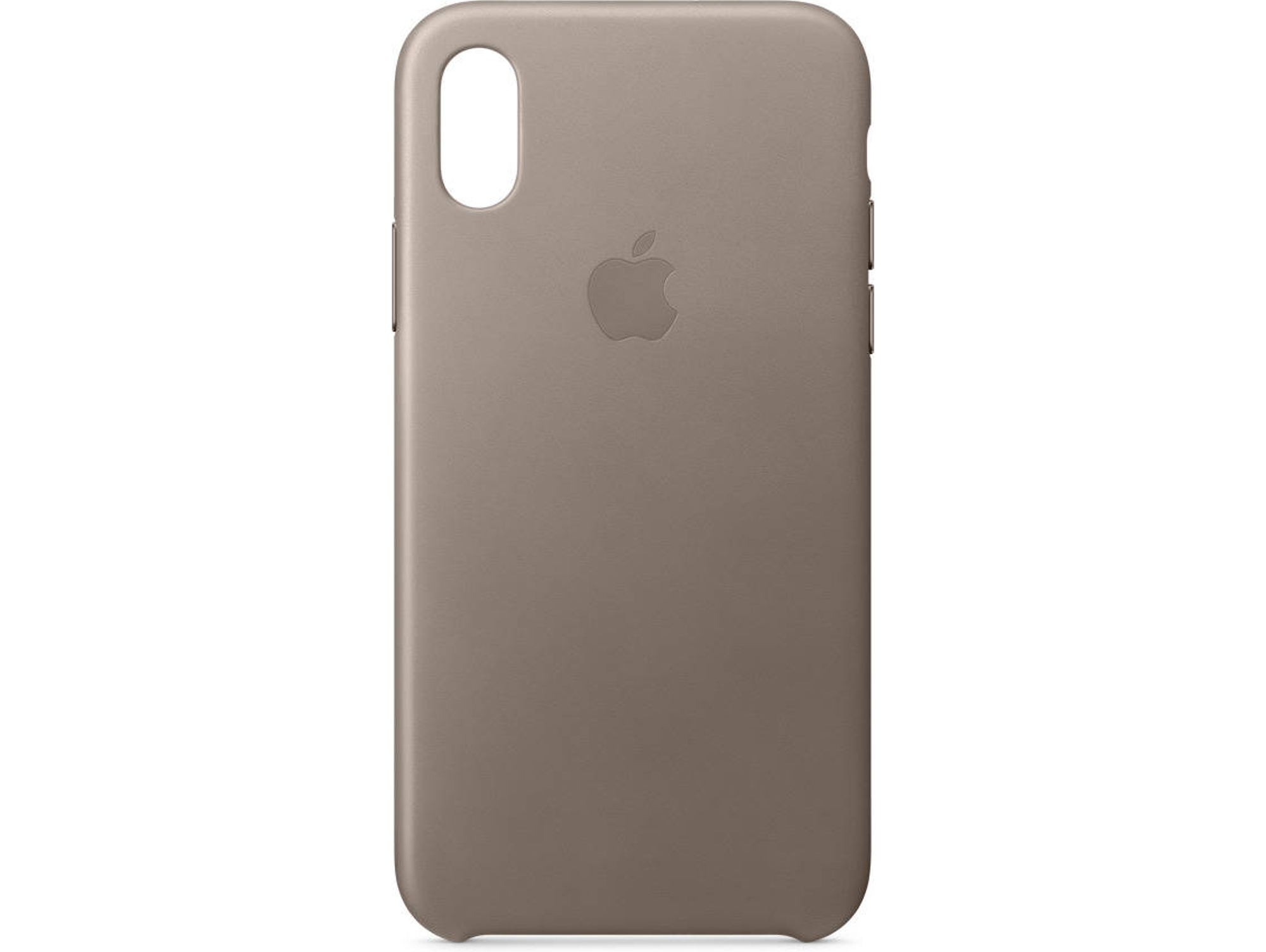Carcasa APPLE Leather tauple iPhone X marrón