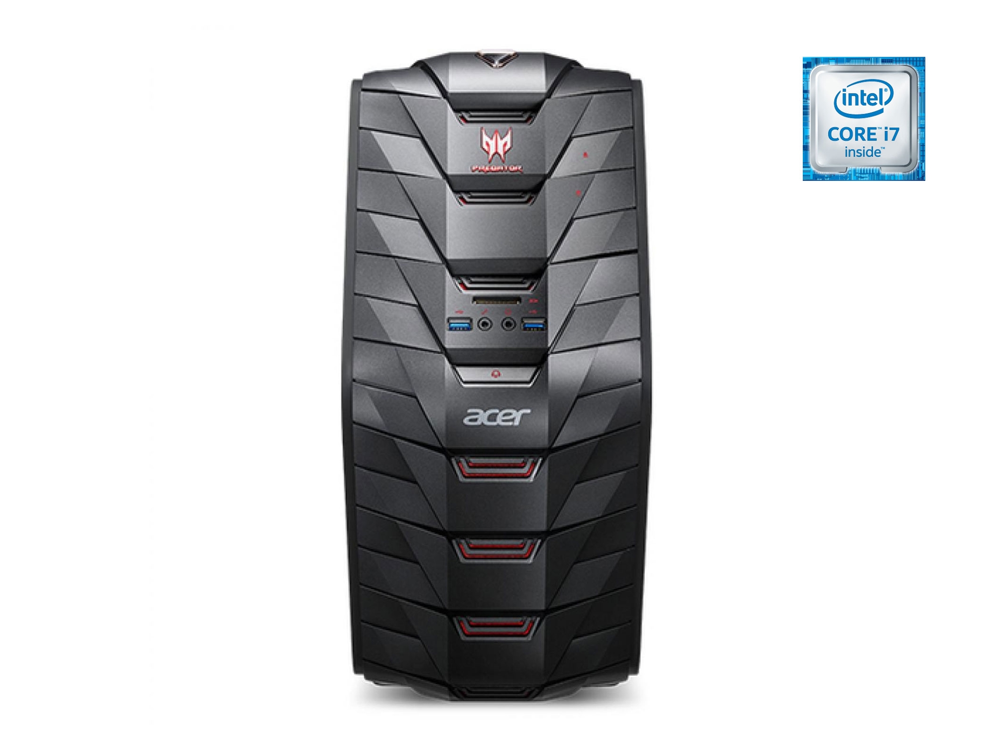 Desktop Gaming ACER Aspire AG3-710 (Intel Core i7-7700 - NVIDIA GeForce GTX 1050 Ti - RAM: 32 GB - 1 TB HDD + 128 GB SSD)