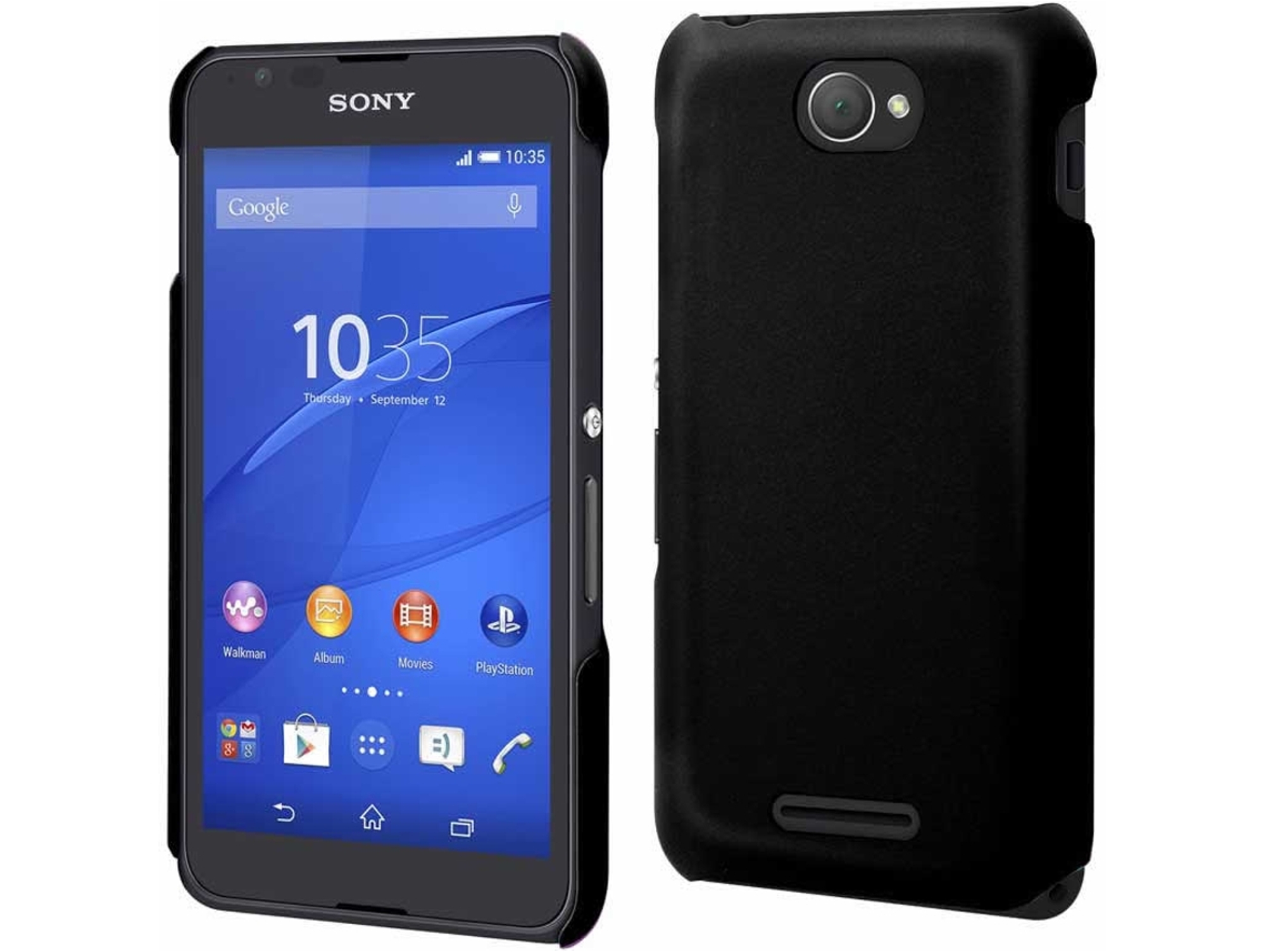 Carcasa Sony XperiaÂ E4 MUVIT Tacto Negro