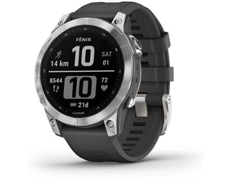 Reloj Deportivo GARMIN Fenix 7 (Bluetooth - Hasta 18 días de autonomia - Gris)