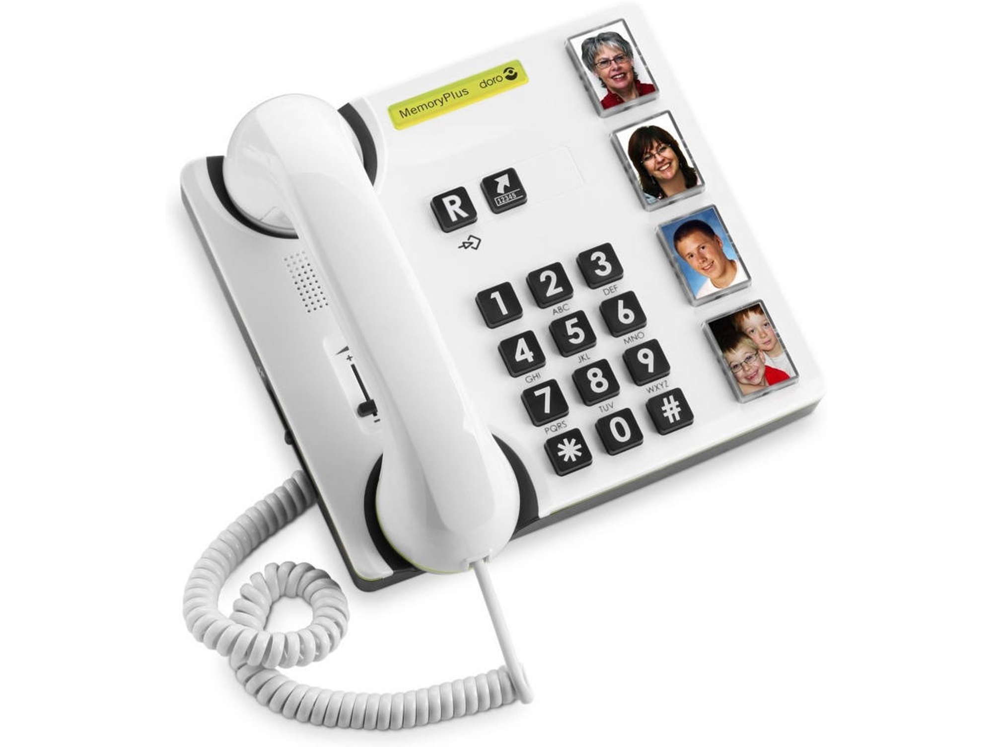 Teléfono Fijo DORO MemoryPlus 319i blanco