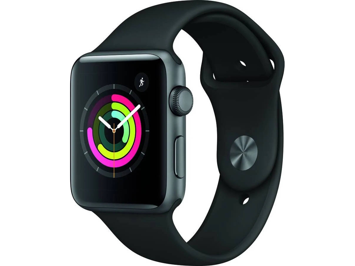 APPLE Watch Series 3 GPS (Reacondicionado Flippers Como Nuevo - 42 mm - Aluminio Gris, Negro)
