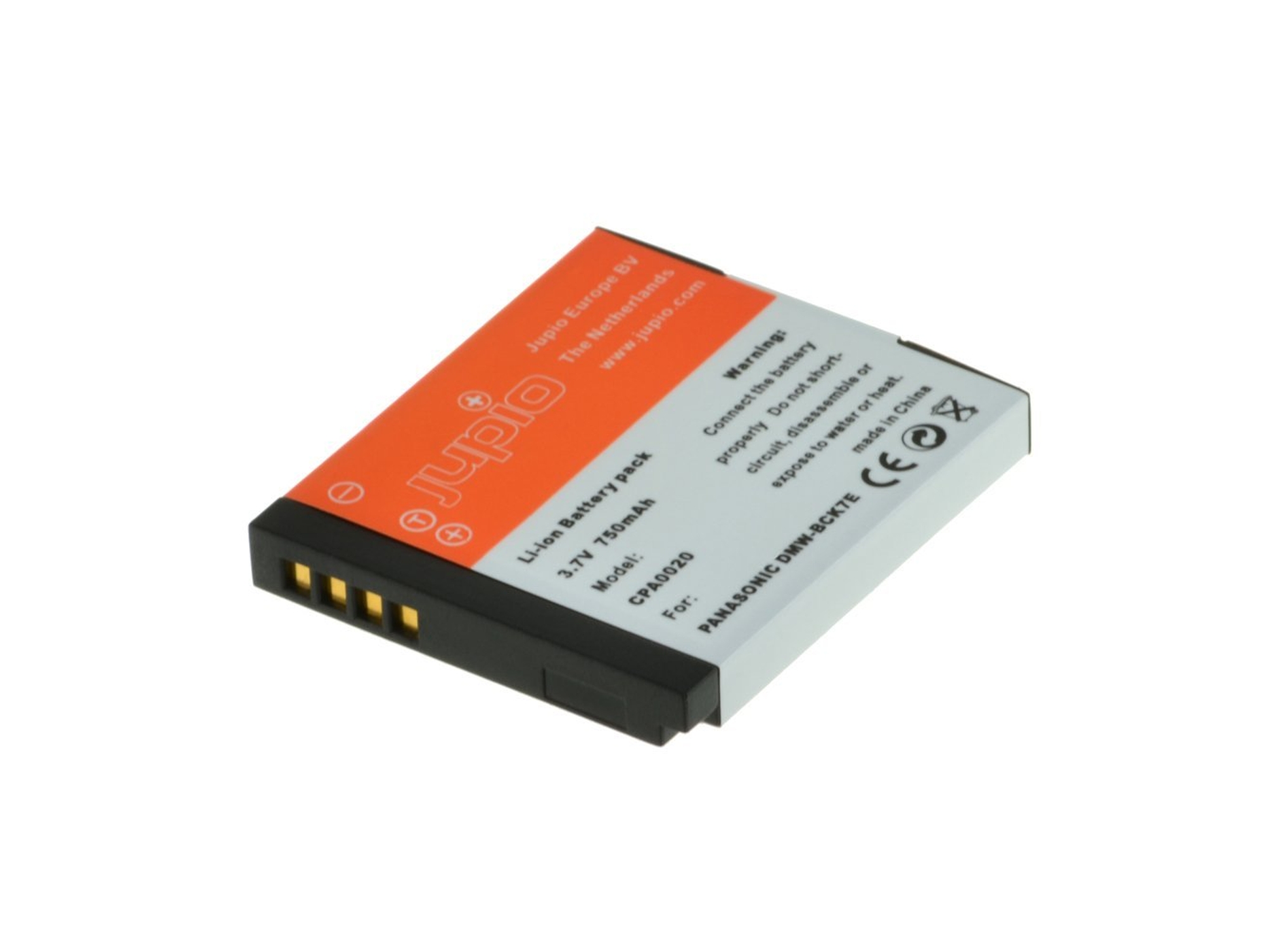 Batería JUPIO CPA0020 para PANASONIC DMW-BCK7E