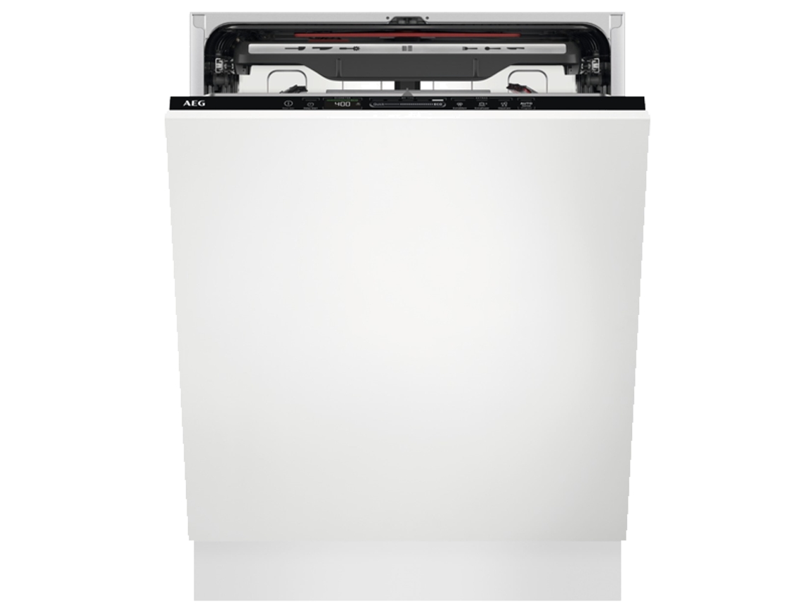 Lavavajillas Integrable AEG FSE74707P (15 cubiertos - 60 cm - Panel Negro)