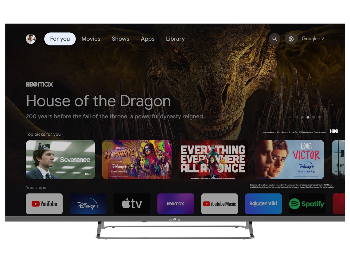TV SMART TECH 55UG02V (LED - 55'' - 140 cm - 4K Ultra HD - Smart TV)