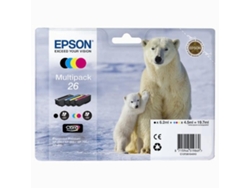 Pack ahorro cartuchos de tinta original EPSON,  26, Oso polar, C13T26164020, T2616