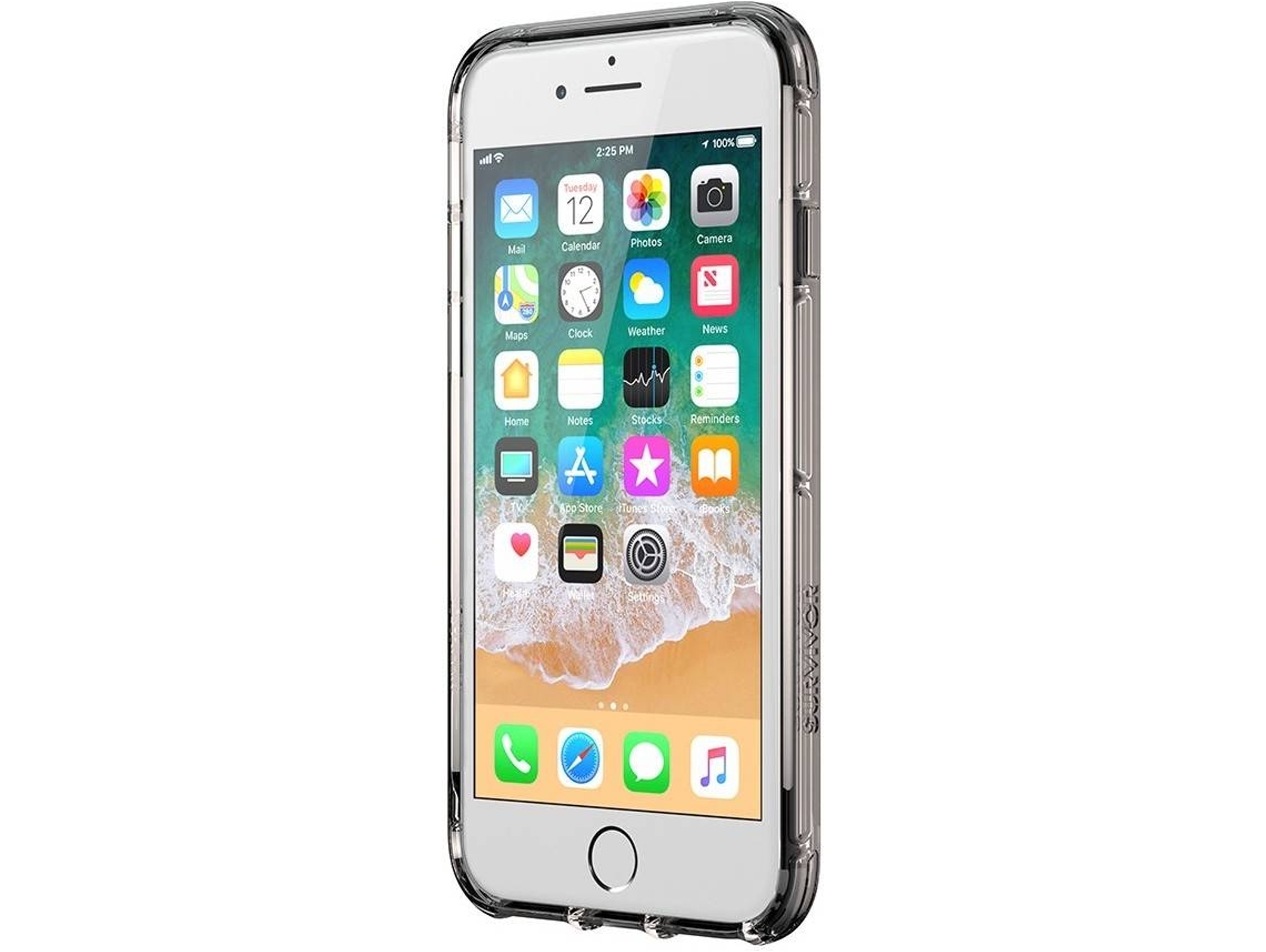 Carcasa iPhone 6, 6s, 7, 8 GRIFFIN Clear Negro