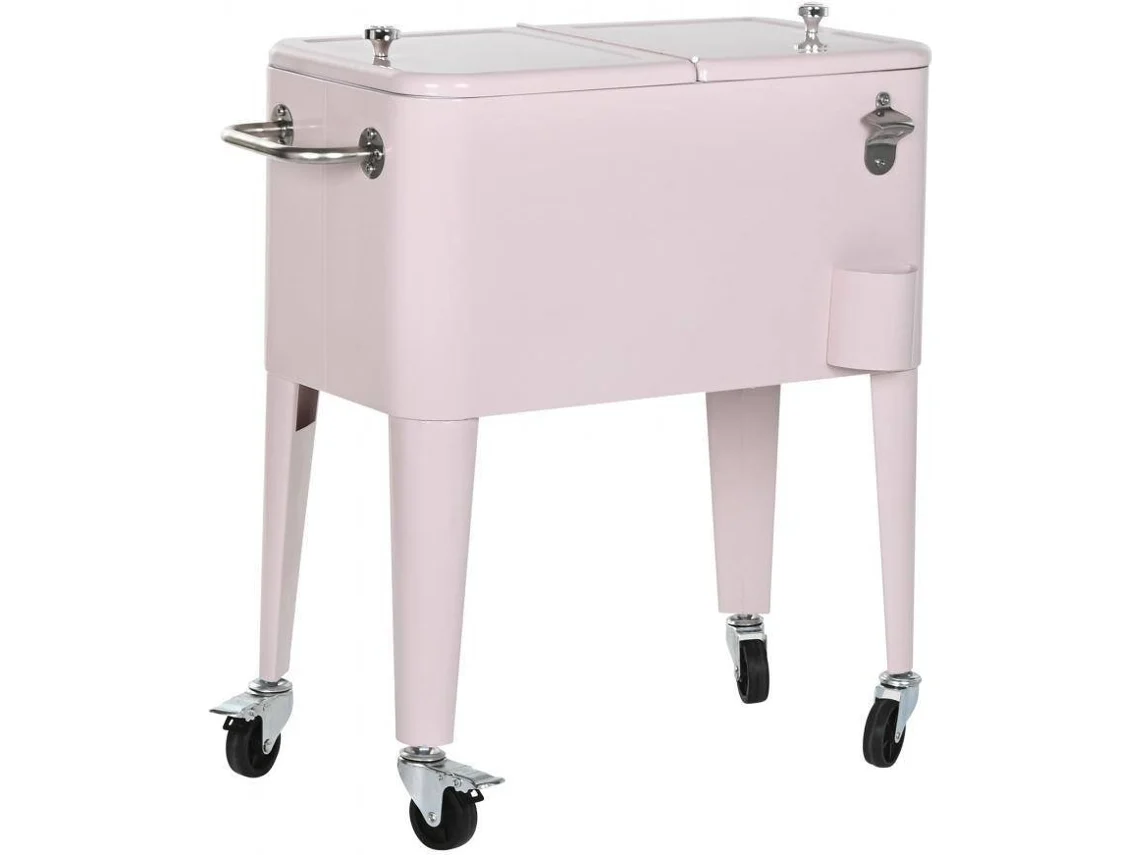 Nevera para Jardín y Terraza DKT HOME DECOR Espirit (No Eléctrica - 56 L -Rosa)