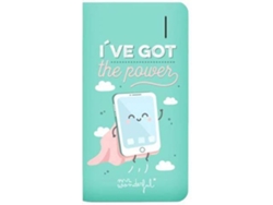 Powerbank MR. WONDERFUL Power (6000 mAh - 2 USB - MicroUSB - Verde)