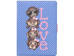 Funda Tablet Universal 10.1'' EMOJI Emoji Love Multicolor