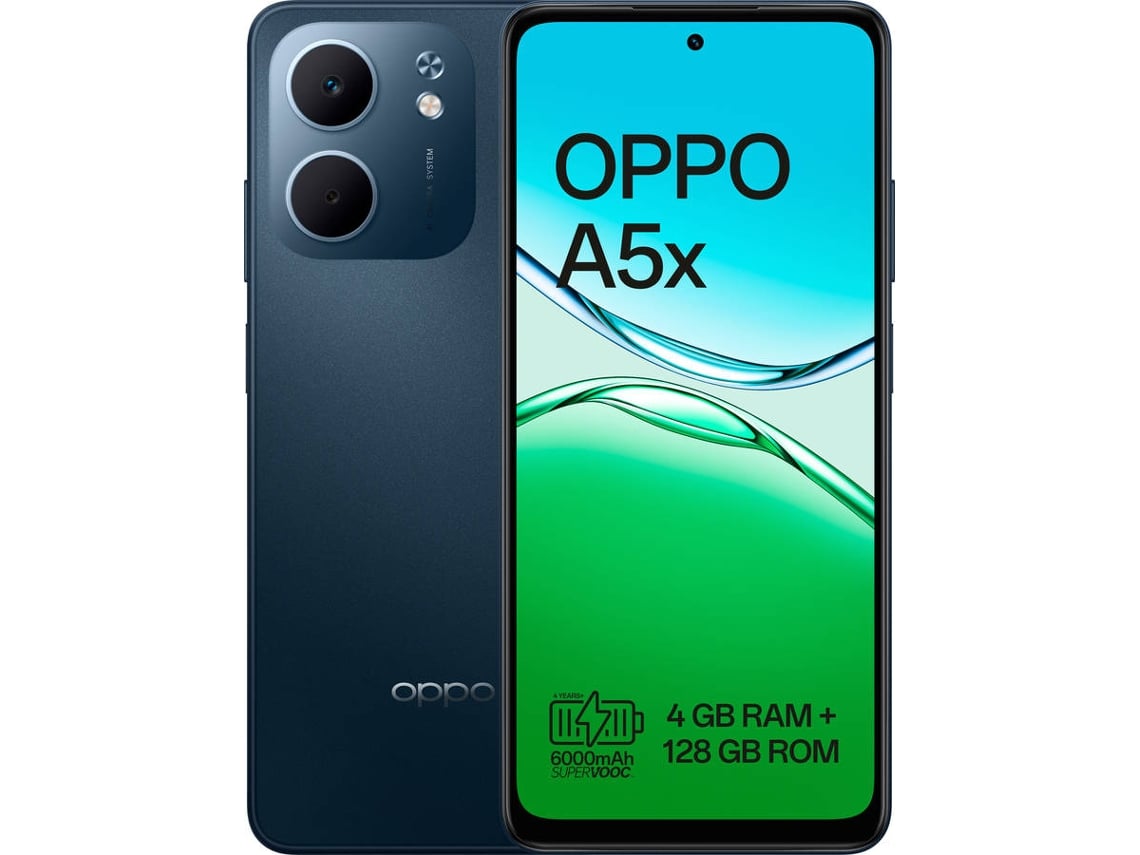 oppo A5x 128GB ブルー Smartphone OPPO A5x (6.67'' - 4 GB - 128 GB - Azul) | Worten Canarias