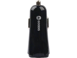 Kit Cargador Auto + Cabo Micro USB GOODIS Negro