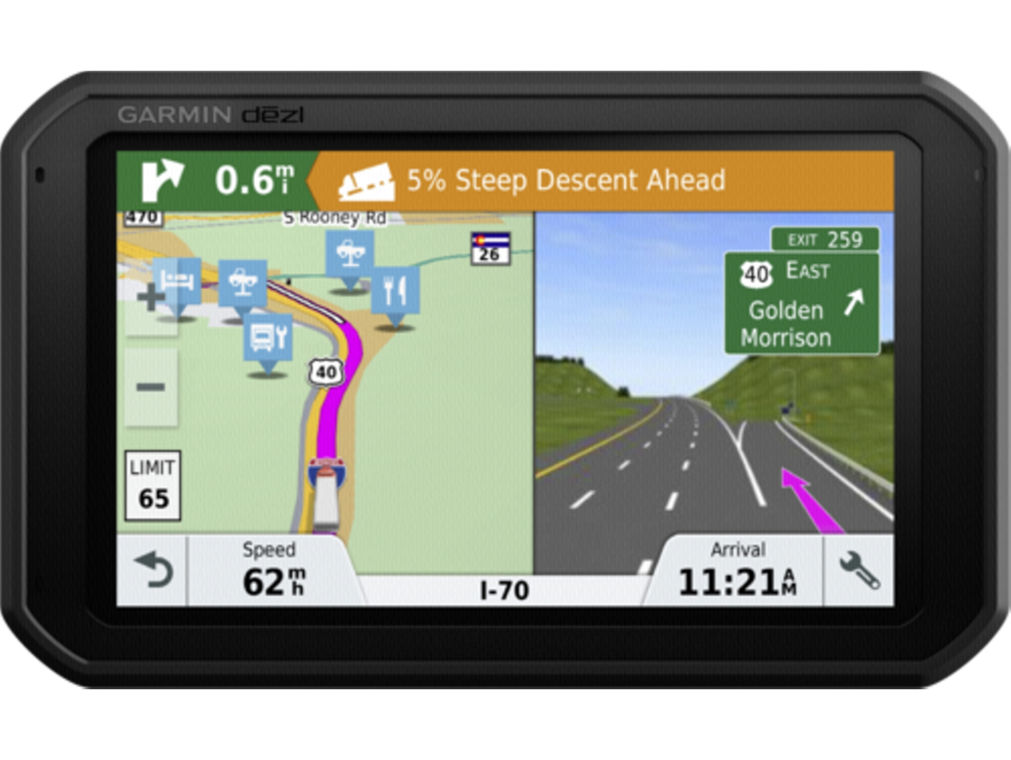 Navegador GPS GARMIN DEZL 780LMT-D