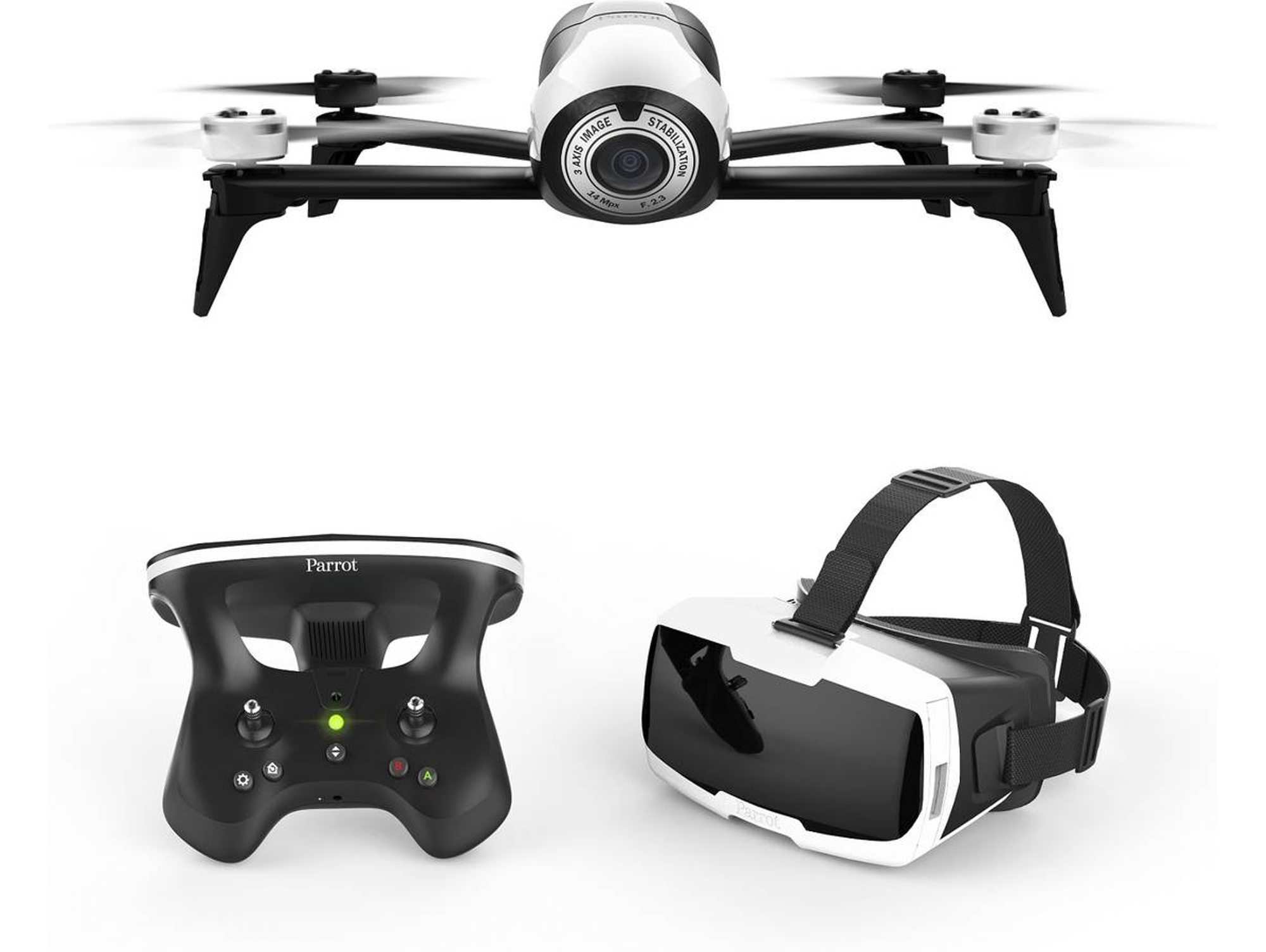 Drone con gafas FPV PARROT Bebop 2 blanco (Caja Abierta)