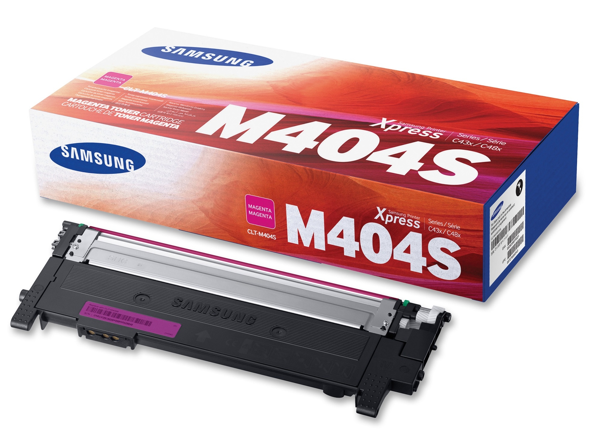 Cartucho de tóner original SAMSUNG CLT-M404S 1000 páginas Magenta