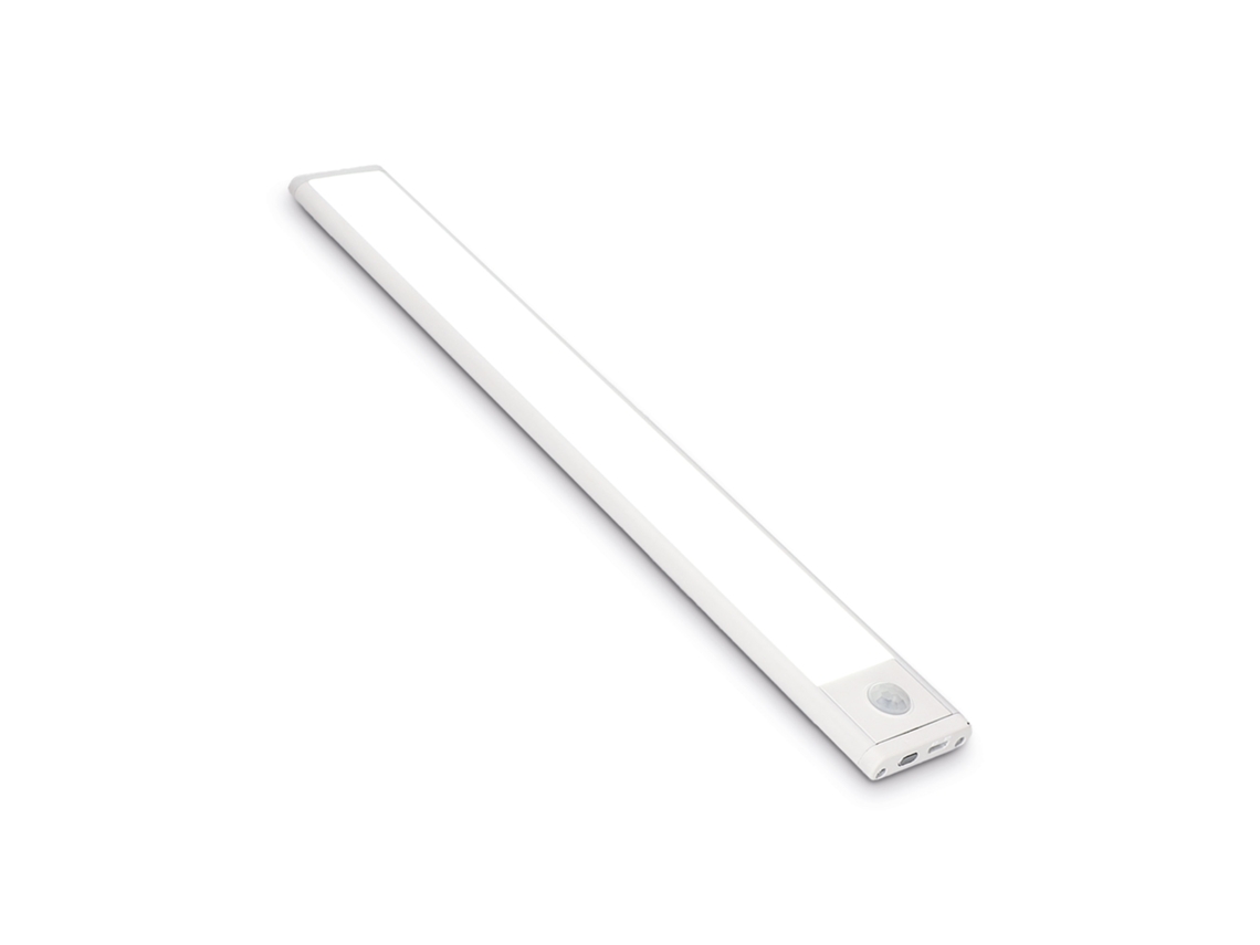 Luz Led Sophia, 30 Cm, Sensor De Movimiento, 150lm, 40 Leds, Batería De Litio 1.200mah Recargable Usb-c