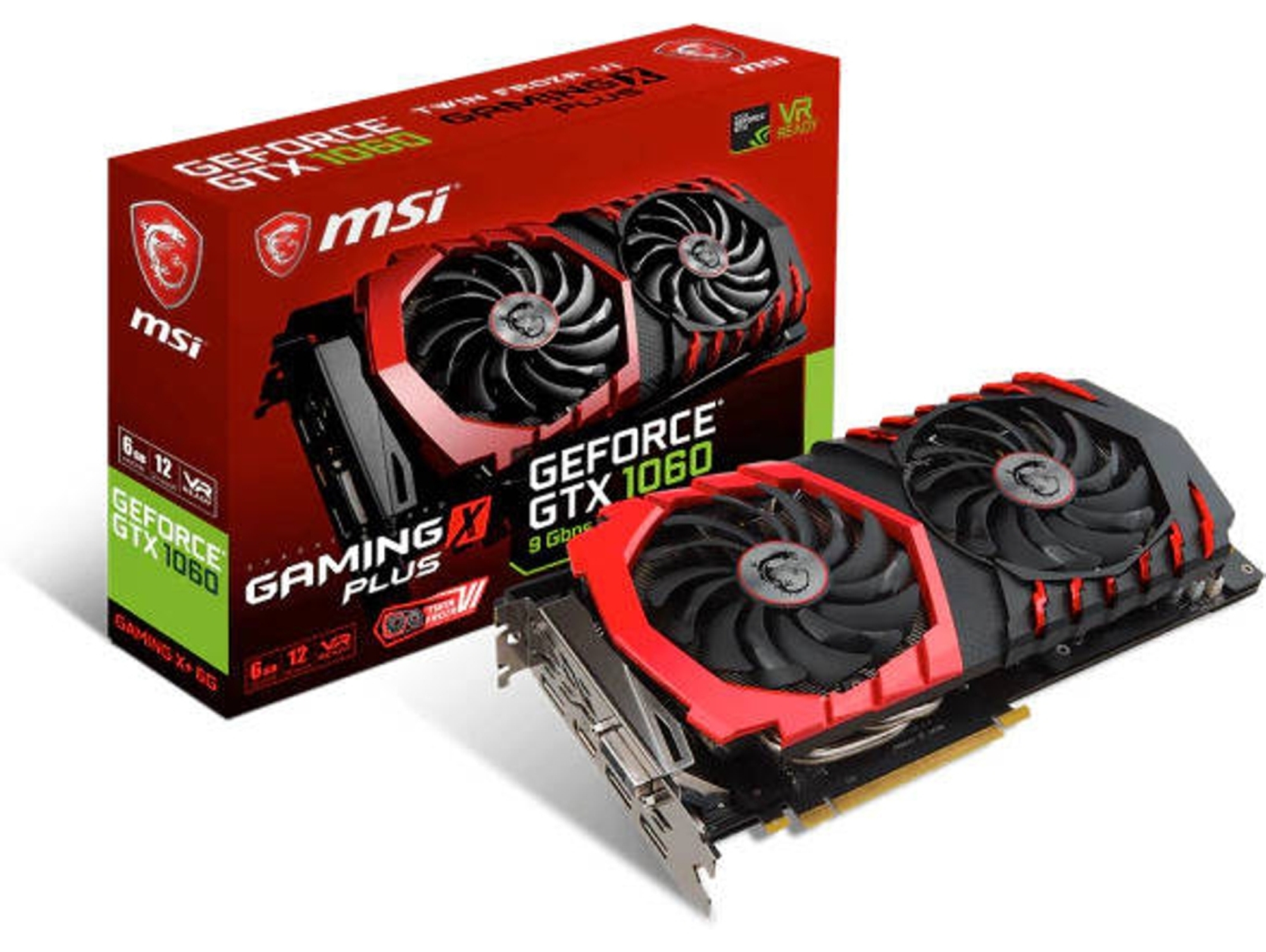 Tarjeta Gráfica MSI GTX 1060 GAMING X+ 6GB