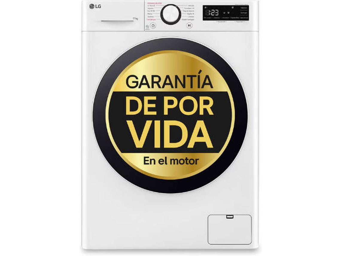 Lavadora LG F4WR6011A0W (11 kg - 1400 rpm - Blanco)