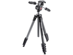 Trípode MANFROTTO Compact Advanced (3D Pan & Tilt - Altura Máxima: 165 cm - Aluminio)