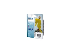 Pack 3 Cartuchos de Tinta Original EPSON C13T048C4010 T048 Negro, Cián, Magenta Caballito de mar-