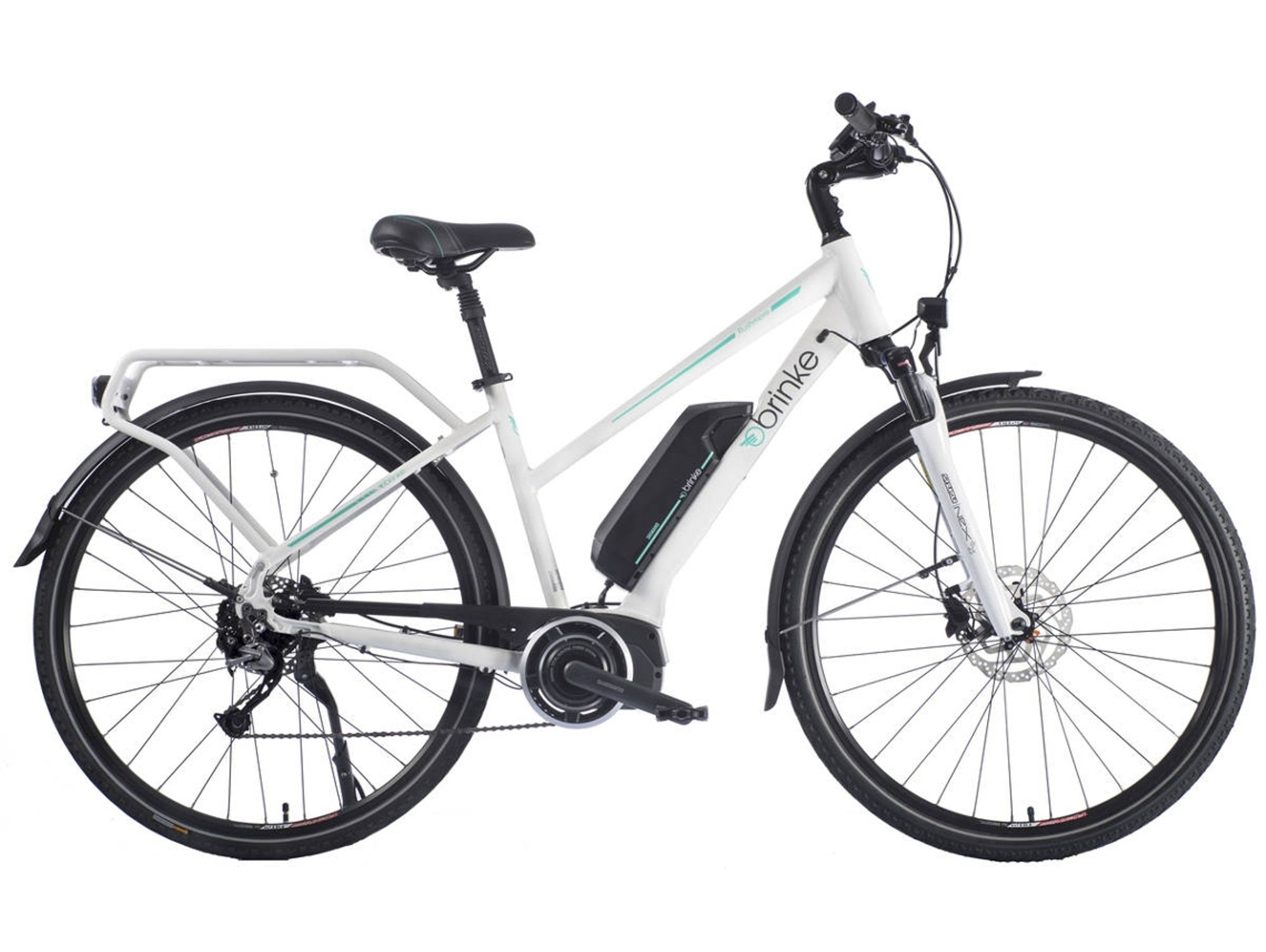 Bicicleta Eléctrica BRINKE Rushmore T56XL Blanca