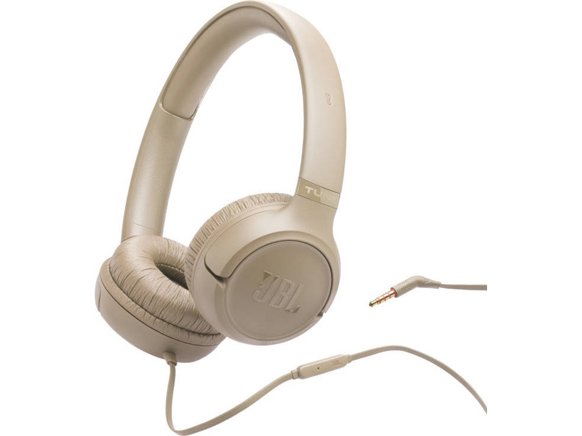 Auriculares con Cable JBL T530BEG (On Ear - Micrófono - Beige)