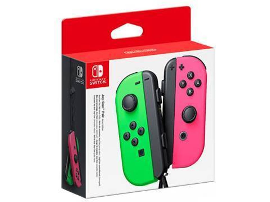 Mando Joy-Con NINTENDO (Set Izda/Dcha) Verde Neón/Rosa Neón