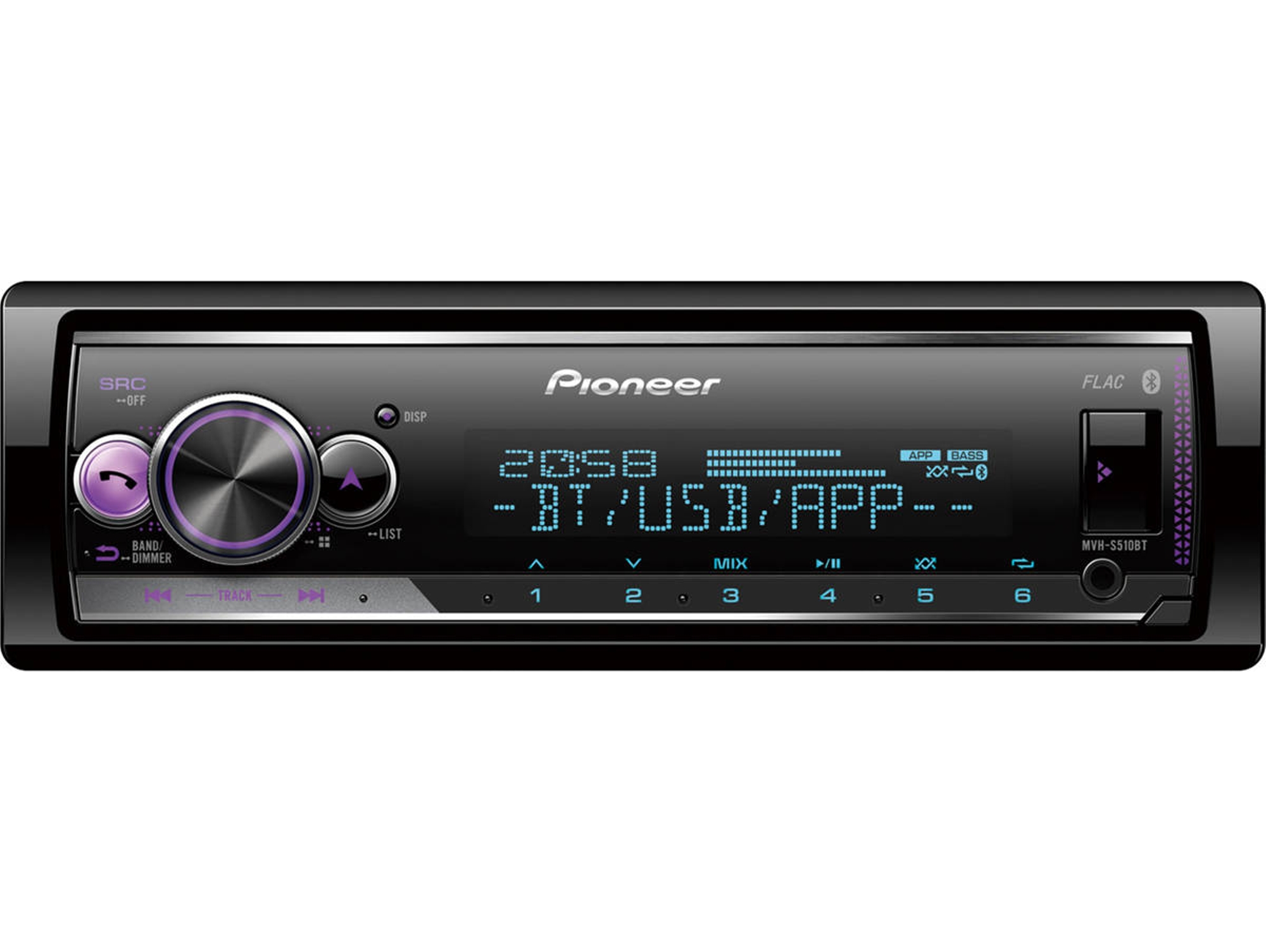 Autorradio PIONEER MVH-S510BT