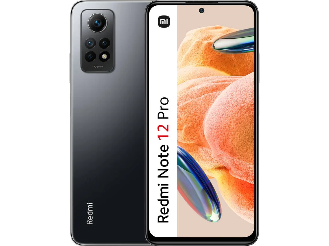 Smartphone XIAOMI Redmi Note 12 Pro 4G (6.67'' - 6 GB - 128 GB - Negro)