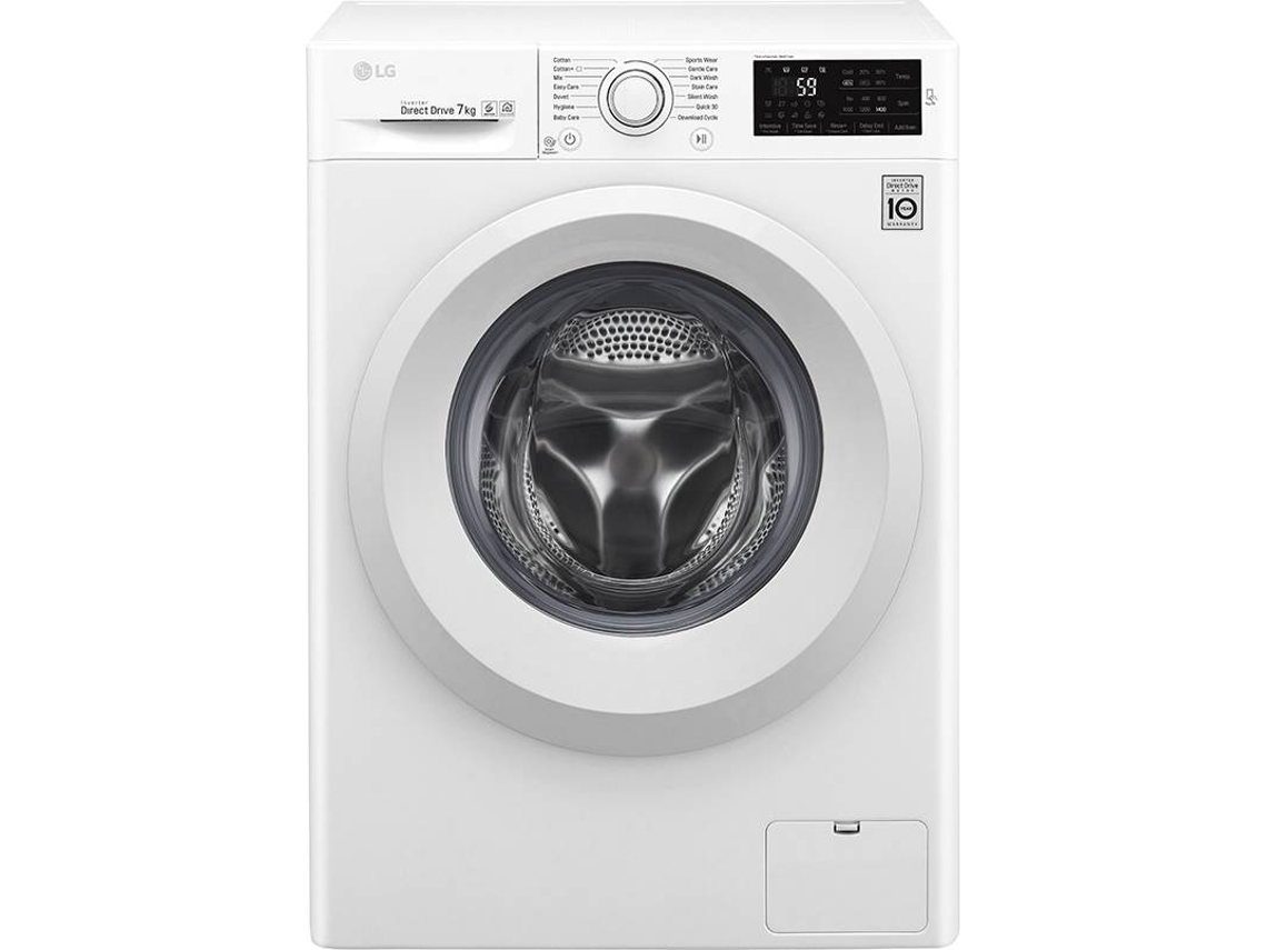 Lavadora Reacondicionada LG F4J5QN3W (Grado A - 7 kg - 1400 rpm - Blanco)