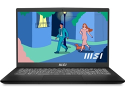 Portátil MSI Modern 15 B12M-043XES (15.6'' - Intel Core i7-1255U - RAM: 16 GB  - 1 TB SSD - Intel Iris Xe Graphics)