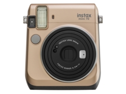 Cámara Instantánea FUJIFILM Instax Mini 70 (Dorado - Obturador: 1/2 - 1/400 s - 2x CR2 - 62x46mm)