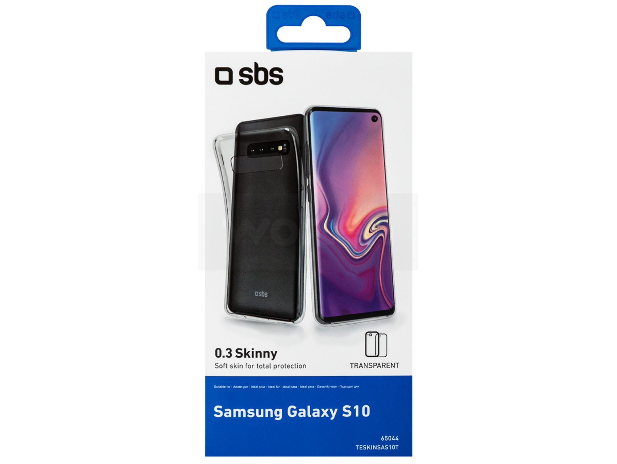 Carcasa Samsung Galaxy S10 SBS Skinny Transparente