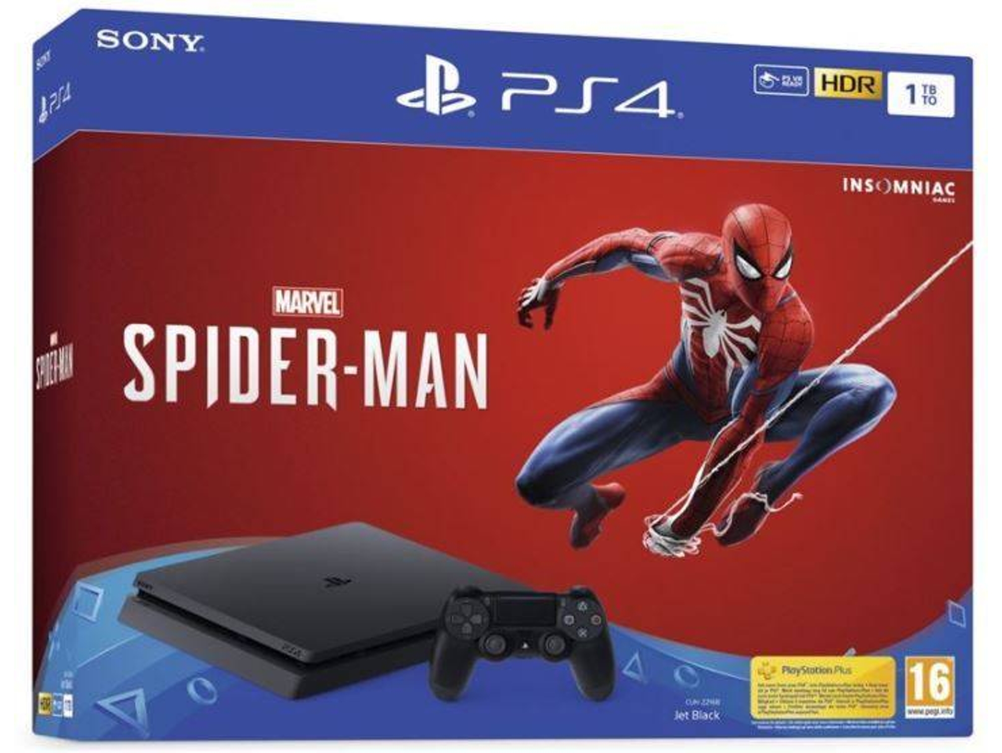 Consola PS4 Slim 1TB + Marvel¿s Spider-Man (Caja Abierta)