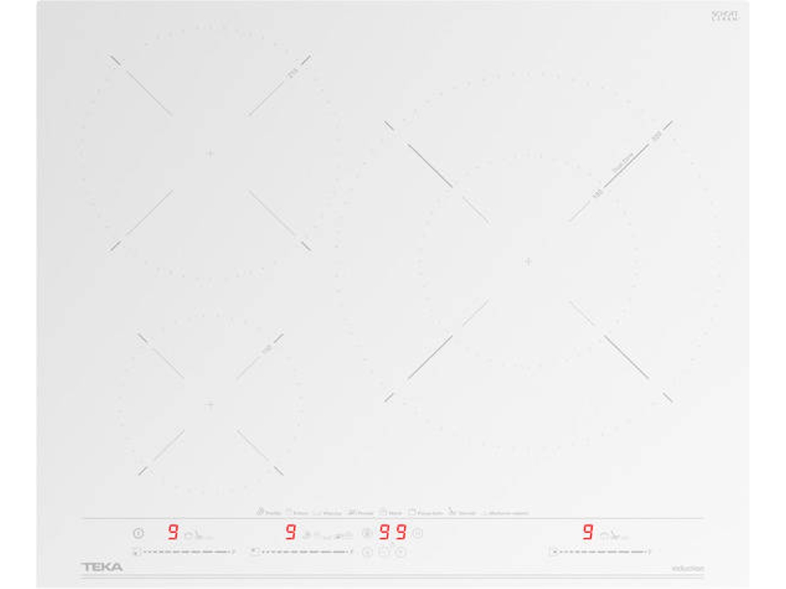 Placa de Inducción TEKA IZC 63632 WH (Eléctrica - 60 cm - Blanco)