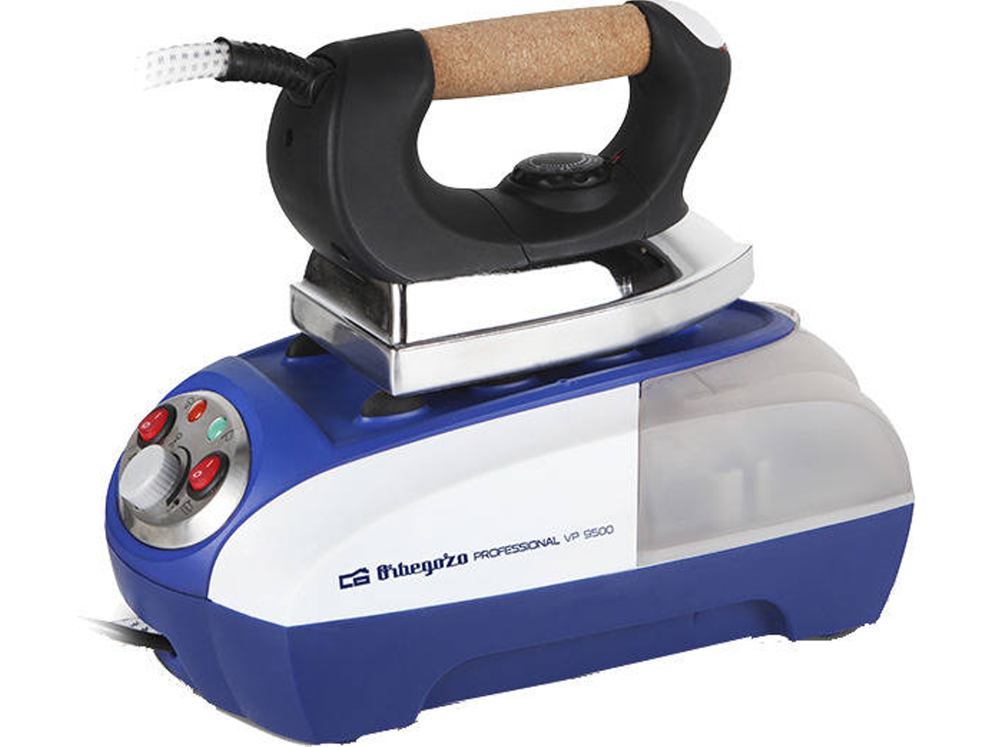 Centro de planchado ORBEGOZO VP-9500 (Presión: 3 bar - Chorro vapor: 60 g/min)