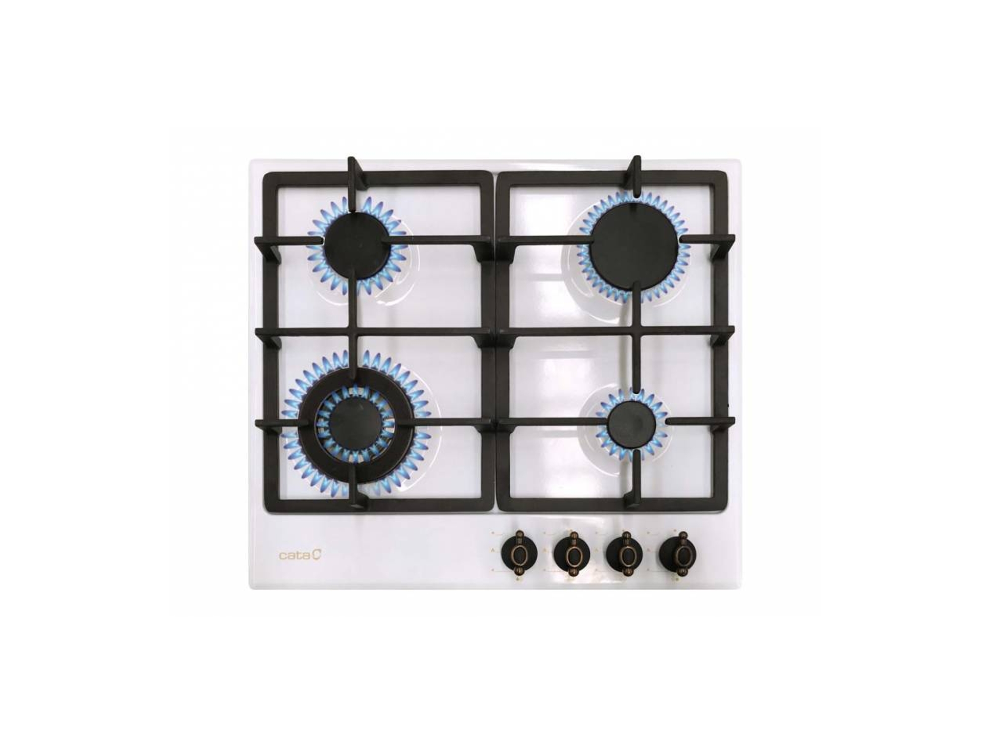 Placa de Gas CATA RGI 6031 WH (Gas Natural - 58 cm - Blanco)
