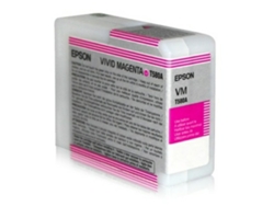 Cartucho de tinta original EPSON, T580A 80 ml, Magenta vivo, C13T580A00