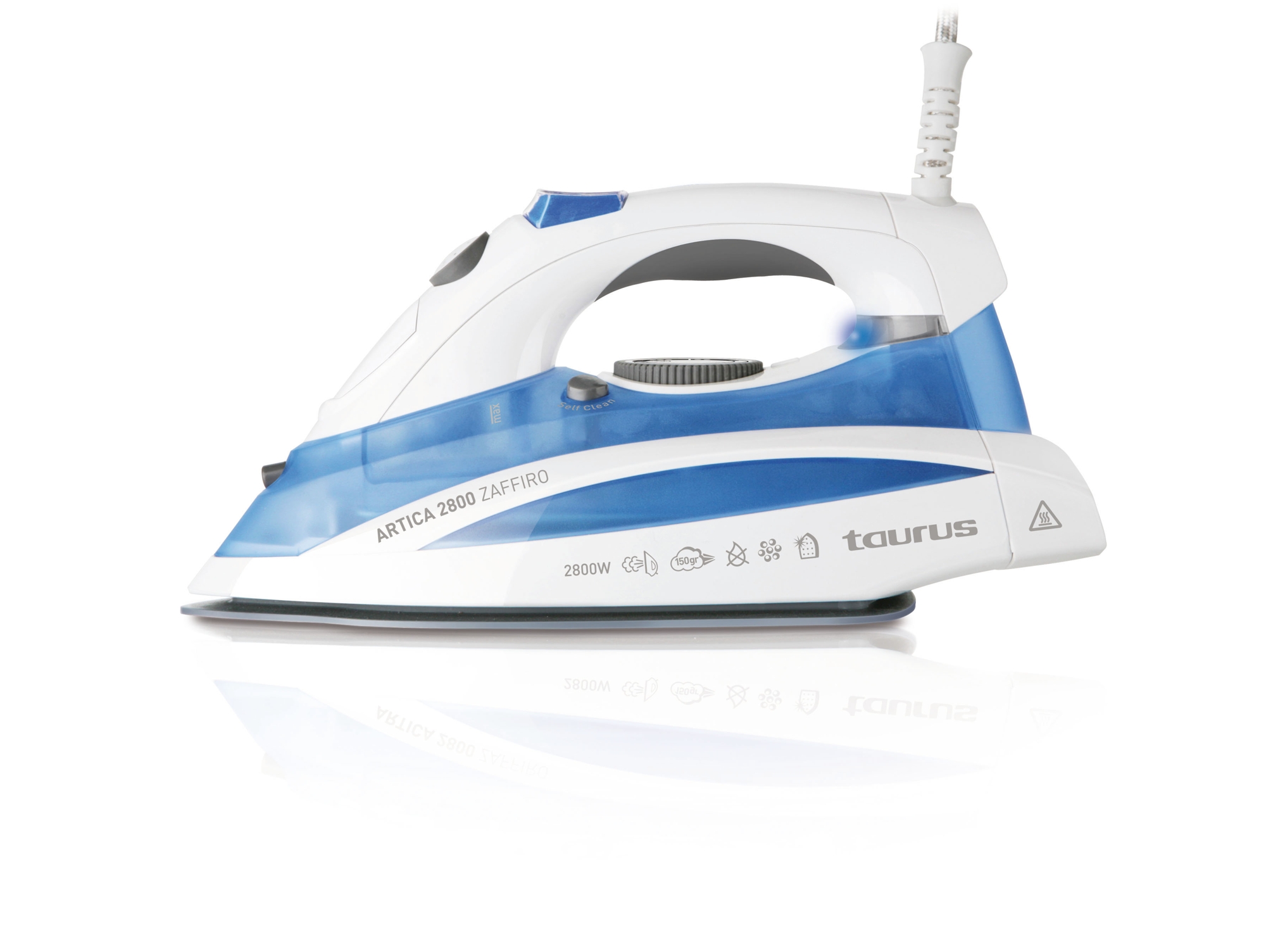 Plancha de Vapor TAURUS Artica 2800 Zaffi (Chorro Vapor: 150 g/min - Suela: Cerámica)