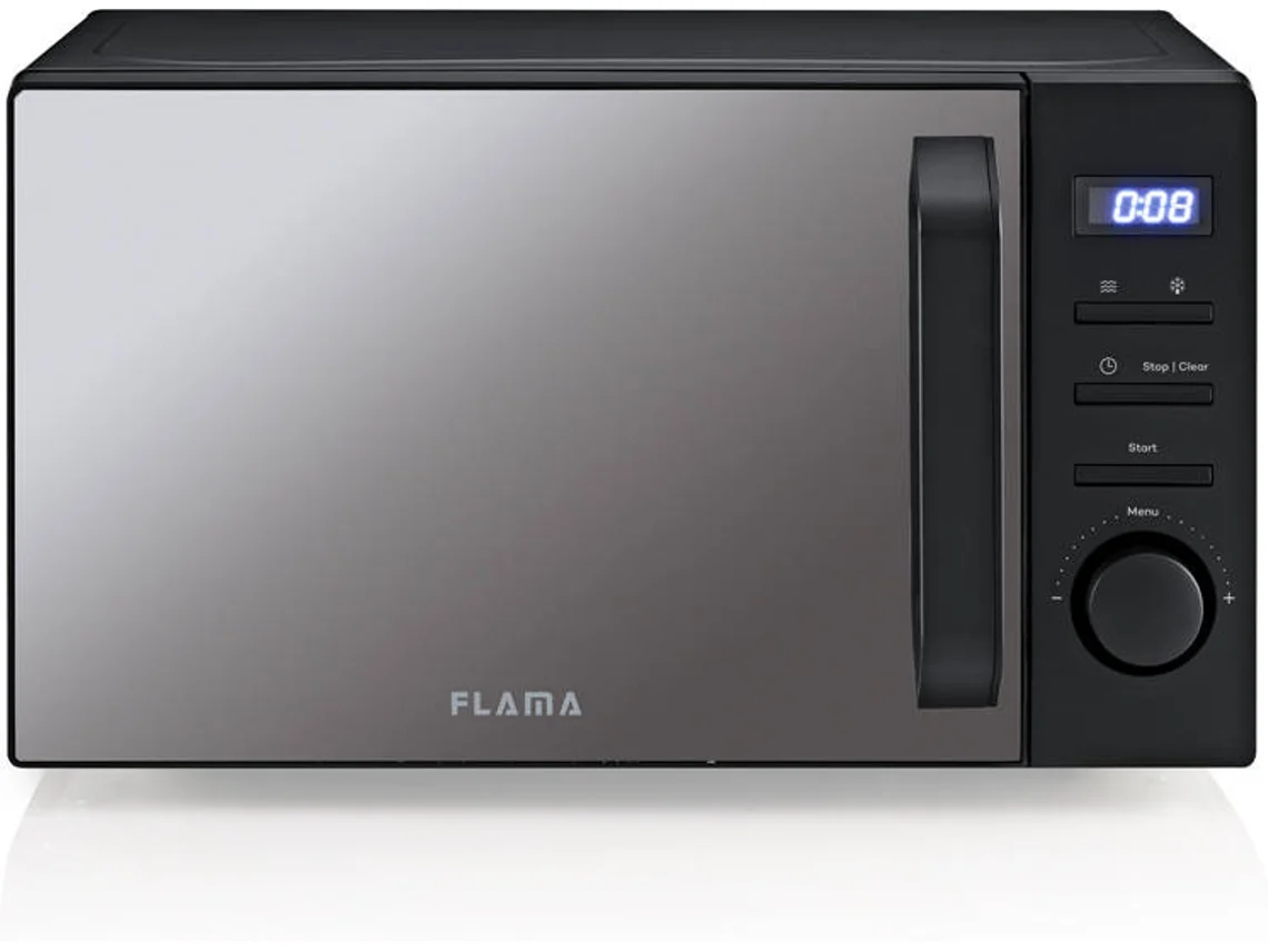Microondas FLAMA 1833FL (20 L - Sin grill - Negro)