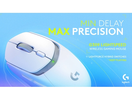 Ratón LOGITECH Gaming G309 LightSpeed Wireless (Blanco) | Worten